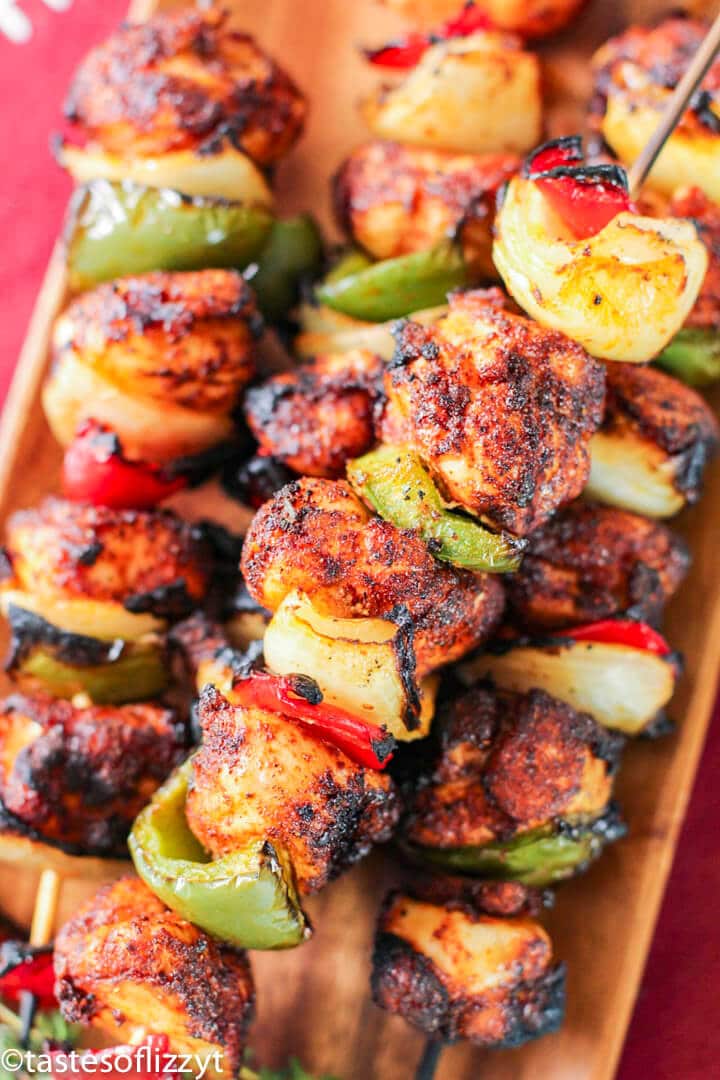 Easy BBQ Rubbed Chicken Skewers: Grill Perfectly Every Time